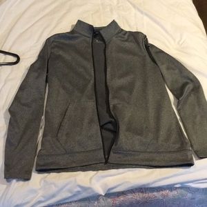 Gray Nike Golf Sri-fit zip up fleece size L